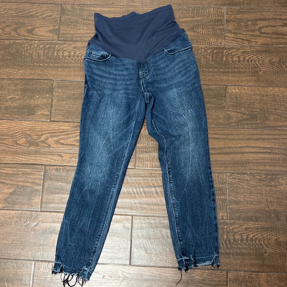 Skinny maternity jeans, size 8 short